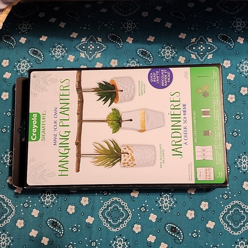 Crayola Signature DIY Hanging Planters Kit🪴🌵🪻